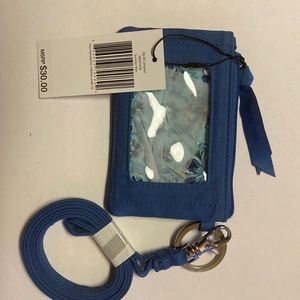 NWT Vera Bradley Zip ID with Lanyard.